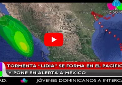 Tormenta ¨Lidia¨ se forma en el Pacífico y pone en alerta a México