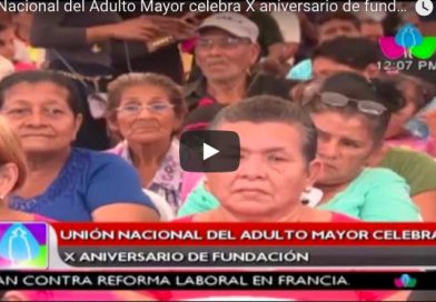 Unión Nacional del Adulto Mayor celebra X aniversario de fundación