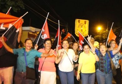 Masaya: Pobladores de Las Villas respaldan candidatos del Frente Sandinista