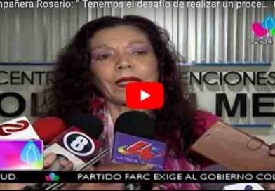 Compañera Rosario: “ Tenemos el desafío de realizar un proceso electoral respetuoso y armonioso”