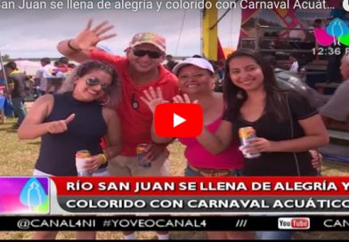 Río San Juan se llena de alegría y colorido con Carnaval Acuático