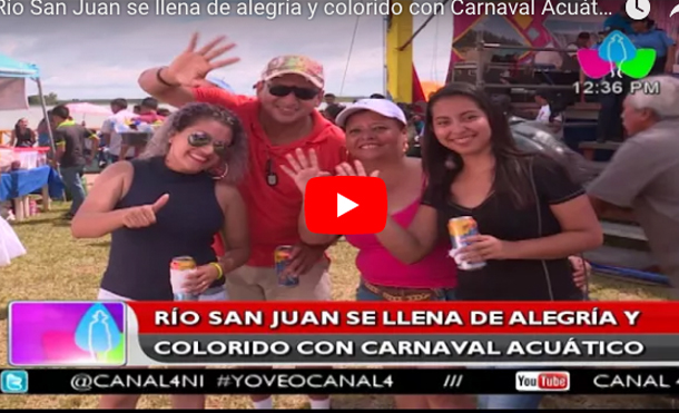 Río San Juan se llena de alegría y colorido con Carnaval Acuático