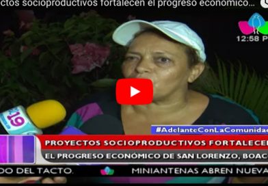 Proyectos socioproductivos fortalecen el progreso económico de San Lorenzo, Boaco