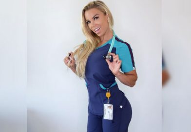 Candente enfermera eleva la temperatura en Instagram