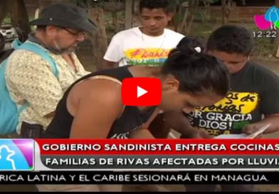 Gobierno Sandinista entregan cocinas a familias de Rivas afectadas por lluvias