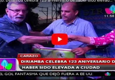 Carazo: Diriamba celebra 123 aniversario de haber sido elevada a ciudad