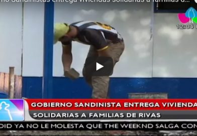 Gobierno Sandinistas entrega viviendas solidarias a familias de Rivas