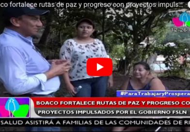 Boaco fortalece rutas de paz y progreso con proyectos impulsados por el Gobierno FSLN