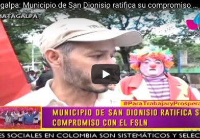 Matagalpa: Municipio de San Dionisio ratifica su compromiso con el FSLN