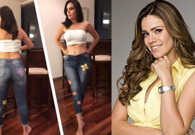 Luz Elena González muestra cuerpo, en transparente vestidito