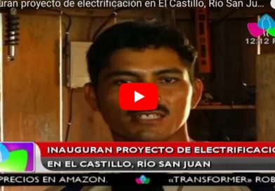 Inauguran proyecto de electrificación en El Castillo, Río San Juan