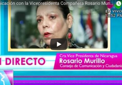 Comunicación con la Vicepresidenta Compañera Rosario Murillo, 04 octubre 2017