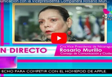 Comunicación con la Vicepresidenta Compañera Rosario Murillo, 05 octubre 2017