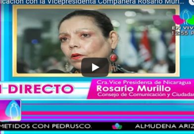 Comunicación con la Vicepresidenta Compañera Rosario Murillo, 16 octubre 2017