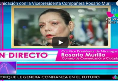 Comunicación con la Vicepresidenta Compañera Rosario Murillo, 19 octubre 2017