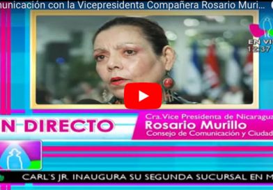 Comunicación con la Vicepresidenta Compañera Rosario Murillo, 25 de octubre 2017