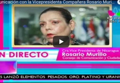 Comunicación con la Vicepresidenta Compañera Rosario Murillo, 26 de Octubre 2017
