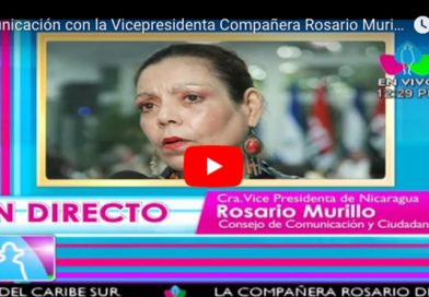 Comunicación con la Vicepresidenta Compañera Rosario Murillo, 27 de Octubre 2017
