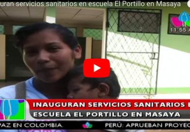 Inauguran servicios sanitarios en escuela El Portillo en Masaya