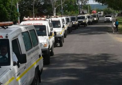 Llegan 14 ambulancias nuevas y equipadas al departamento de Matagalpa