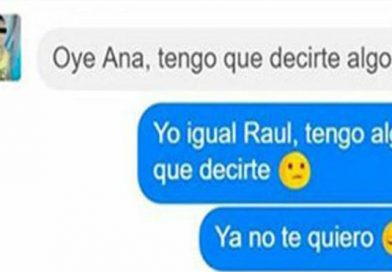 Le dijo por inbox que ya no lo quería, pero se arrepintió a los pocos segundos, ¿por qué?