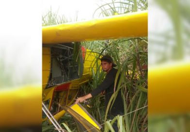 Cae avioneta en cañaveral de Chinandega
