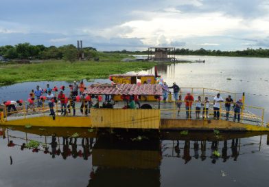 Familias del Paso de Panaloya contentas con la reactivación de la barcaza