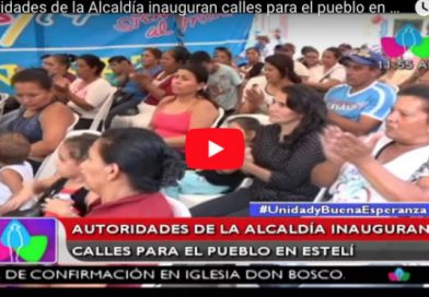 Autoridades de la Alcaldía inauguran calles para el pueblo en Estelí