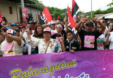 Madriz: Masivo cierre de campaña del FSLN en Palacagüina