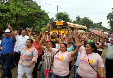 Alianza Unida Nicaragua Triunfa cierra campaña en Nueva Guinea