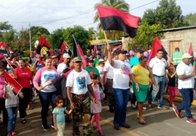 Rivas: Familias de Potosí se desbordan en alegre cierre de campaña del FSLN