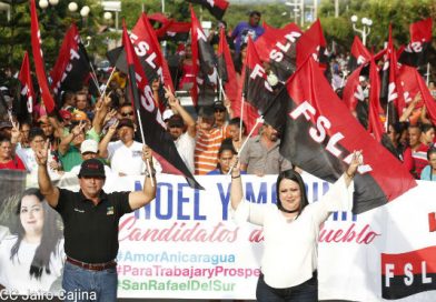 Alianza Unida Nicaragua Triunfa cierra campaña en San Rafael del Sur