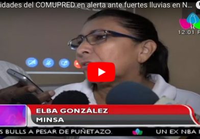 Autoridades del COMUPRED en alerta ante fuertes lluvias en Nueva Segovia
