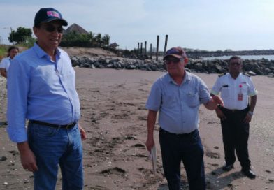 Gobierno y alcaldía de Corinto trabajan en el reforzamiento de la defensa costera del municipio