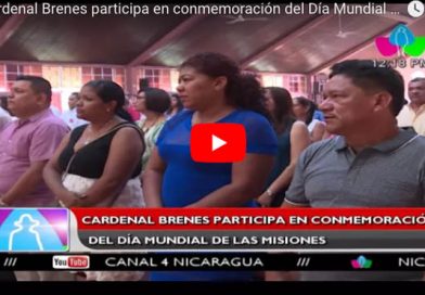 Cardenal Brenes participa en conmemoración del Día Mundial de las Misiones