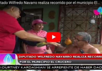 Diputado Wilfredo Navarro realiza recorrido por el municipio El Crucero
