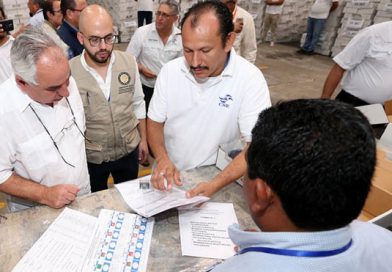 Arranca distribución del material electoral