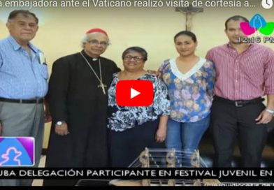 Nueva embajadora ante el Vaticano realizó visita de cortesía a Cardenal Brenes