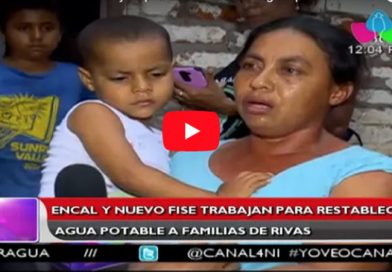 ENACAL y nuevo FISE trabajan para restablecer agua potable a familias de Rivas