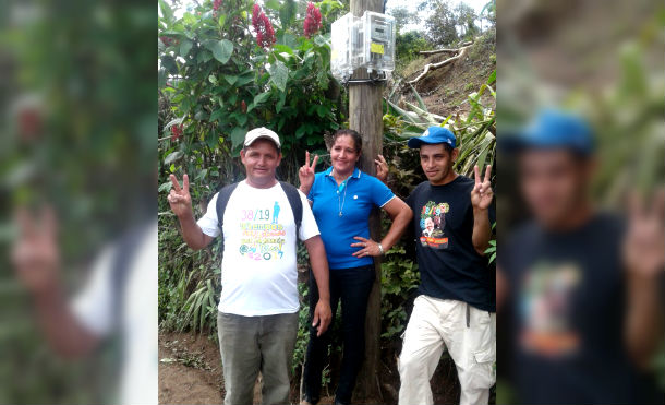 ENATREL lleva servicio energético a la comunidad "El Obraje" en Terrabona