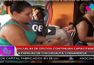 Escuelas de oficios continúan capacitando a familias de Chichigalpa, Chinandega