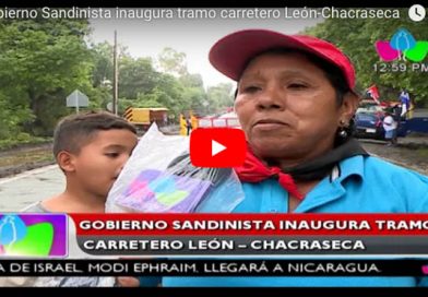 Gobierno Sandinista inaugura tramo carretero León-Chacraseca