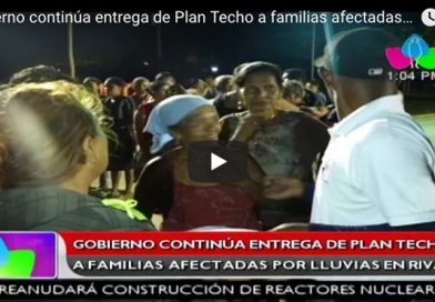 Gobierno continúa entrega de Plan Techo a familias afectadas por lluvias en Rivas