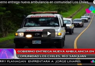 Gobierno entrega nueva ambulancia en comunidad Los Chiles, Río San Juan