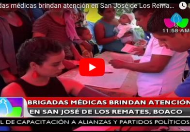 Brigadas médicas brindan atención en San José de Los Remates, Boaco