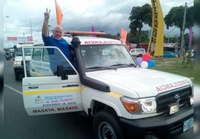 Masaya recibe 9 ambulancias del Buen Gobierno