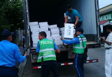 Llega material electoral al departamento de Madriz