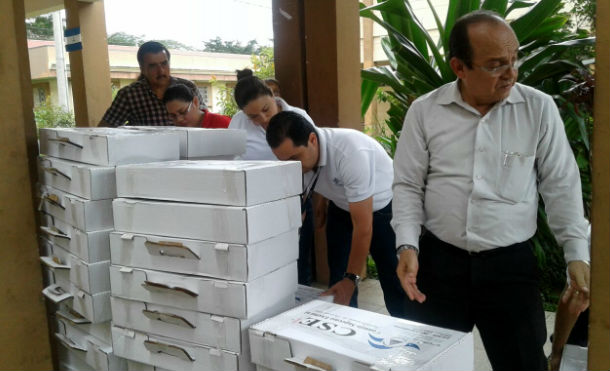 Llega Material Electoral al departamental de Matagalpa