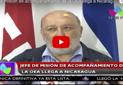 Jefe de misión de acompañamiento de la OEA llega a Nicaragua
