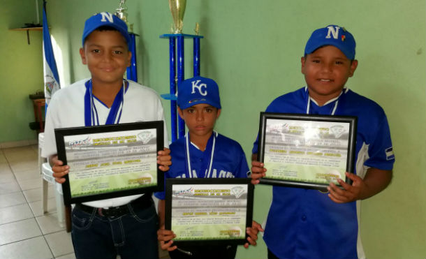 Chinandega: Juventud Sandinista recibe a peloteritos campeones de la categoría Sub 10